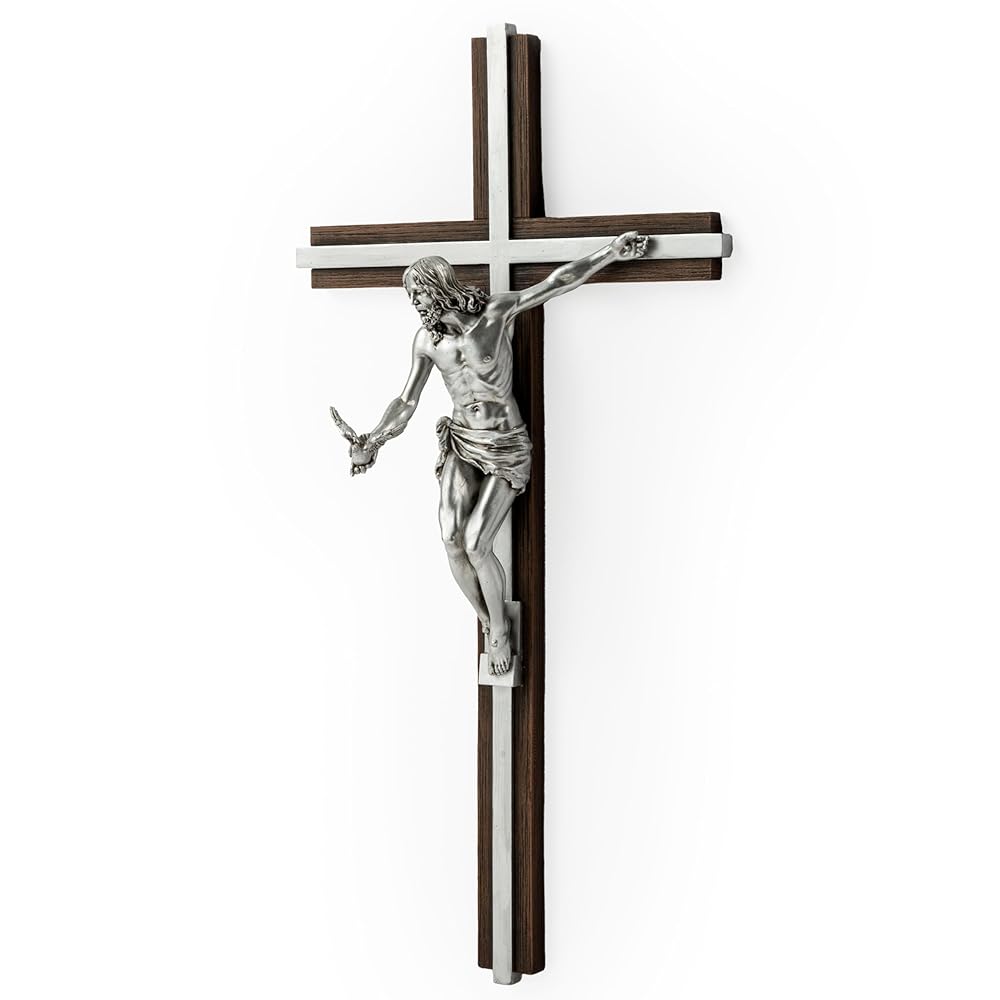 BC Catholic Gift of the Spirit Wall Crucifix-Renaissance