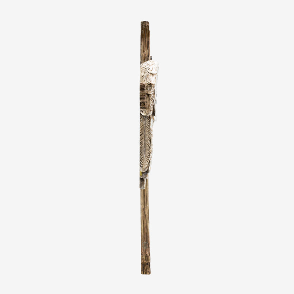 BC Home Decor Angel Wings Wall Cross -  Rustic Decor Style