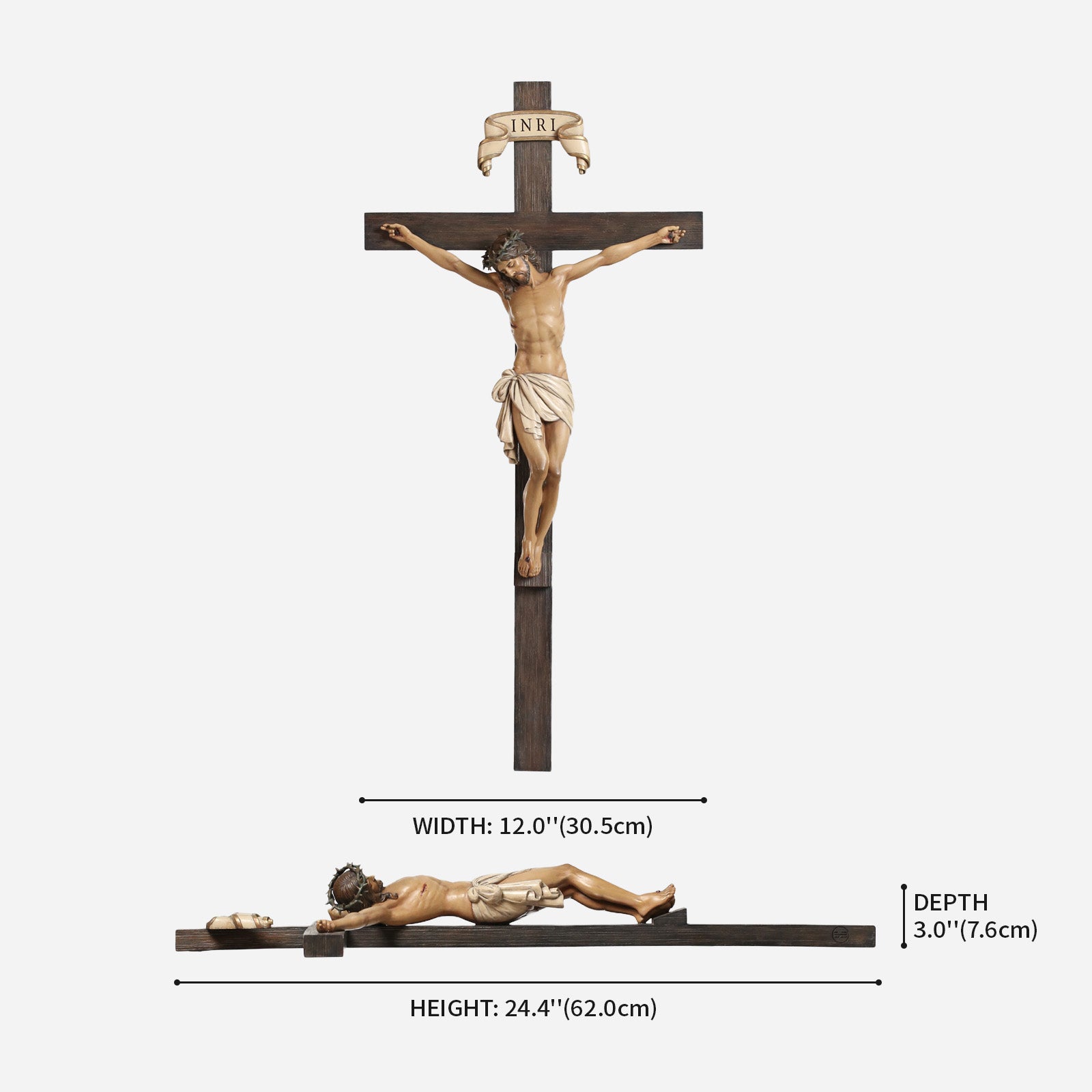 BC Katholisches Wandkreuz - Inspirierende Dekoration