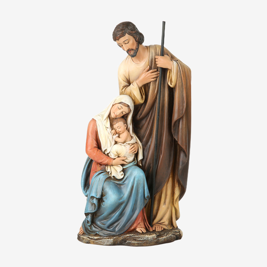 BC Catholic Holy Family Statue-Nativity Scene Sculpture