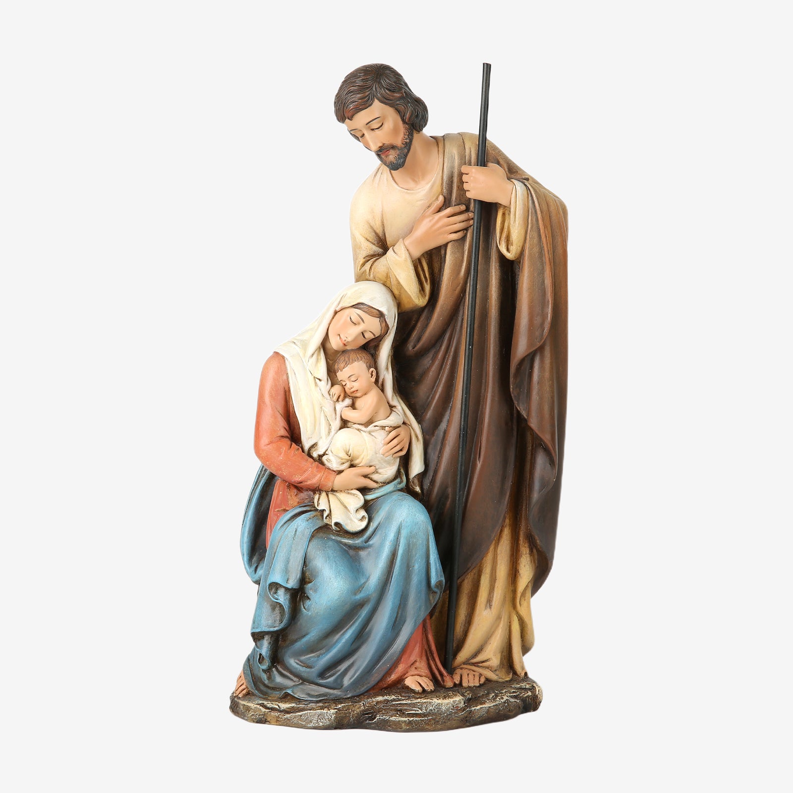 BC Catholic Holy Family Statue-Nativity Scene Sculpture