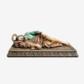 BC Catholic Sleeping St.Joseph Statue-with Case Base&Metal Halo