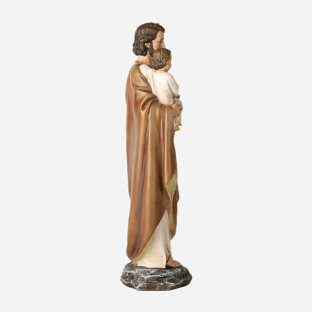 BC Catholic St. Joseph with Child Jesus Statue-Inspirational decor