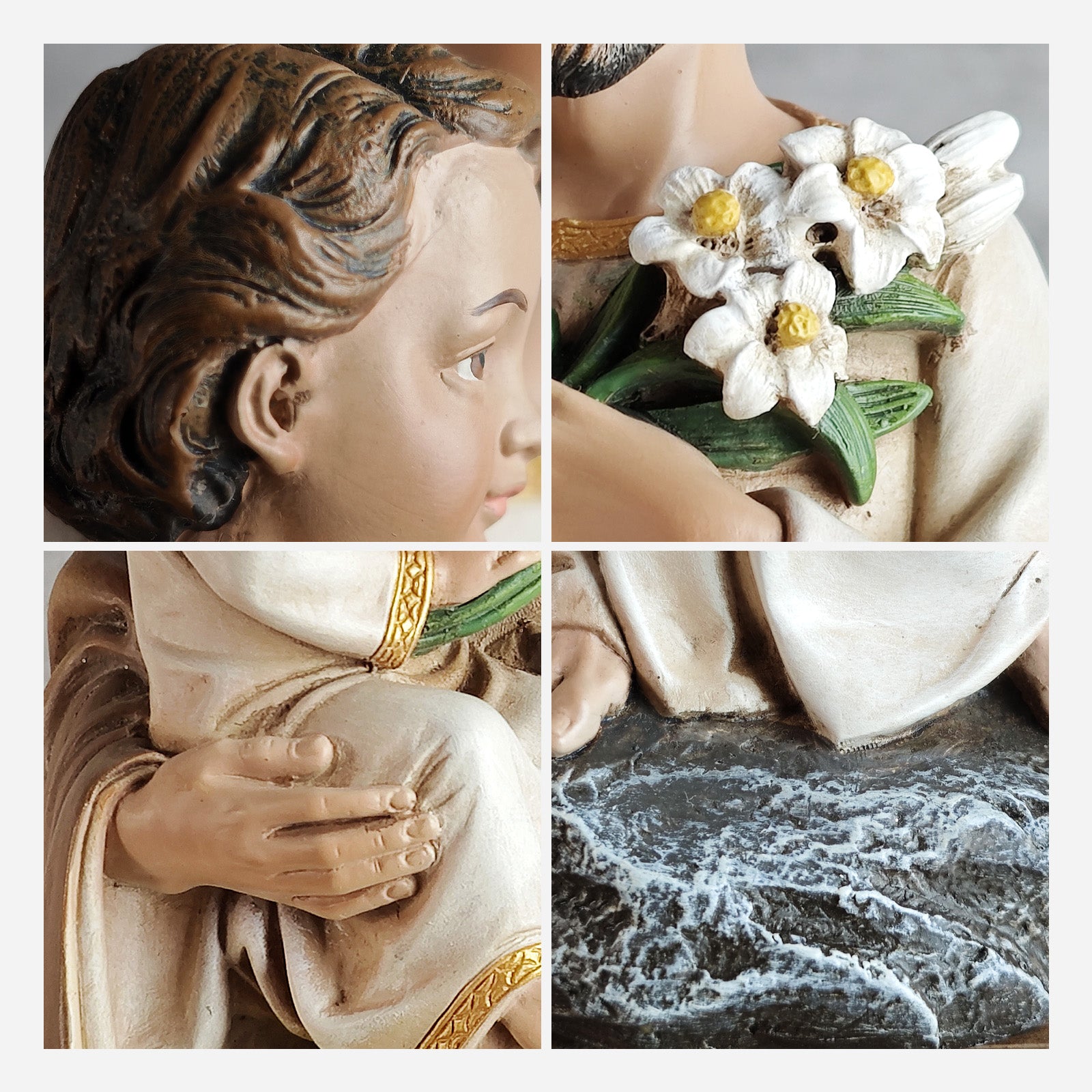 BC Catholic St. Joseph with Child Jesus Statue-Inspirational decor