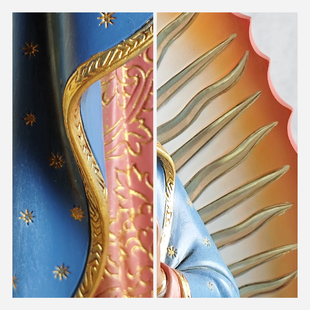 BC Catholic Our Lady of Guadalupe Statue-Renaissance