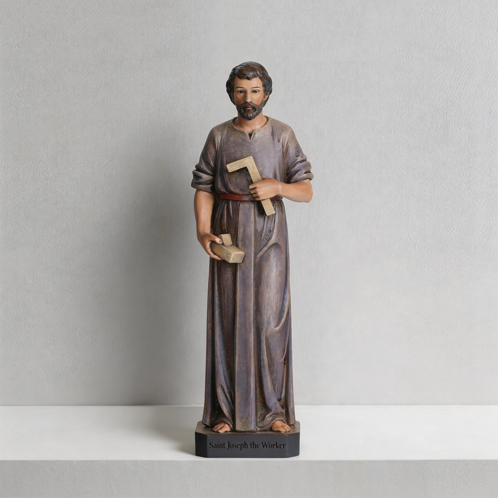 BC Catholic Saint Joseph Statue The Worker-Renaissance