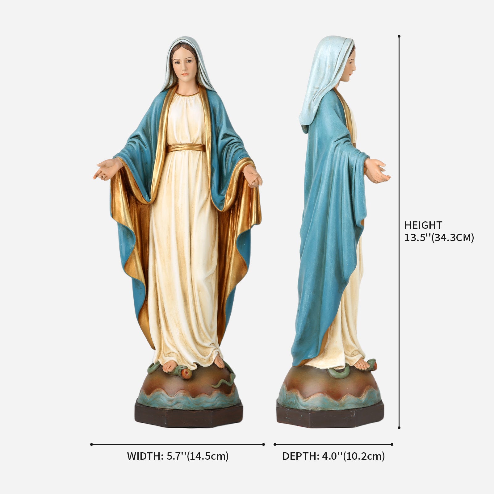 BC Catholic Our Lady of Grace Statue-Renaissance