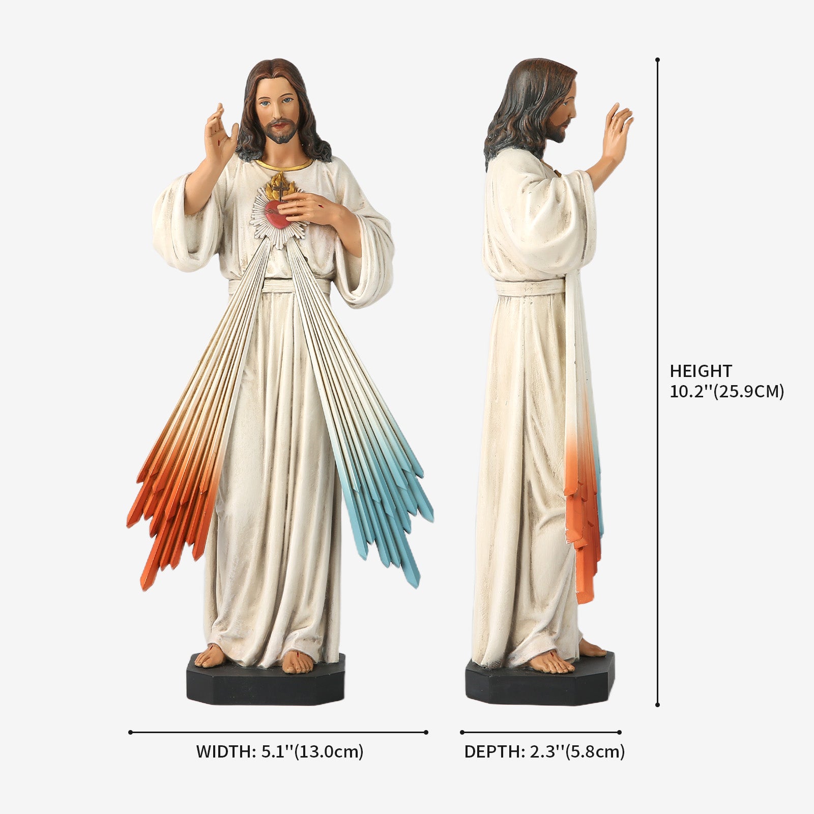 BC Catholic Divine Mercy Jesus Christ Statue-Renaissance