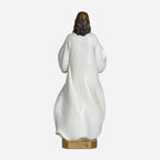 BC Catholic White & Gold Sacred Heart of Jesus Statue-Inspirational decor
