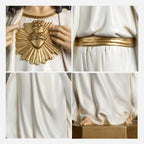 BC Catholic White & Gold Sacred Heart of Jesus Statue-Inspirational decor