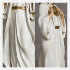 BC Catholic White & Gold Sacred Heart of Jesus Statue-Inspirational decor