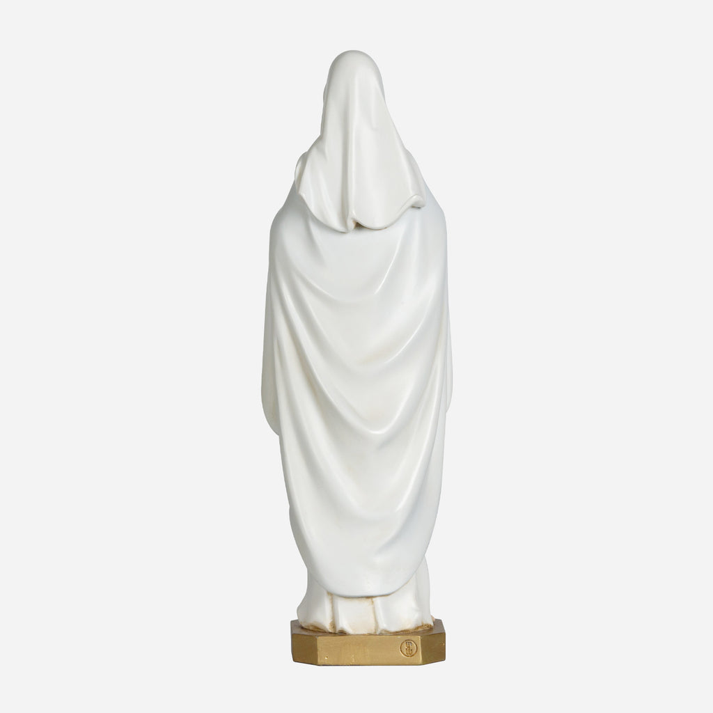BC Catholic White & Gold Immaculate Heart of Mary Statue-Renaissance