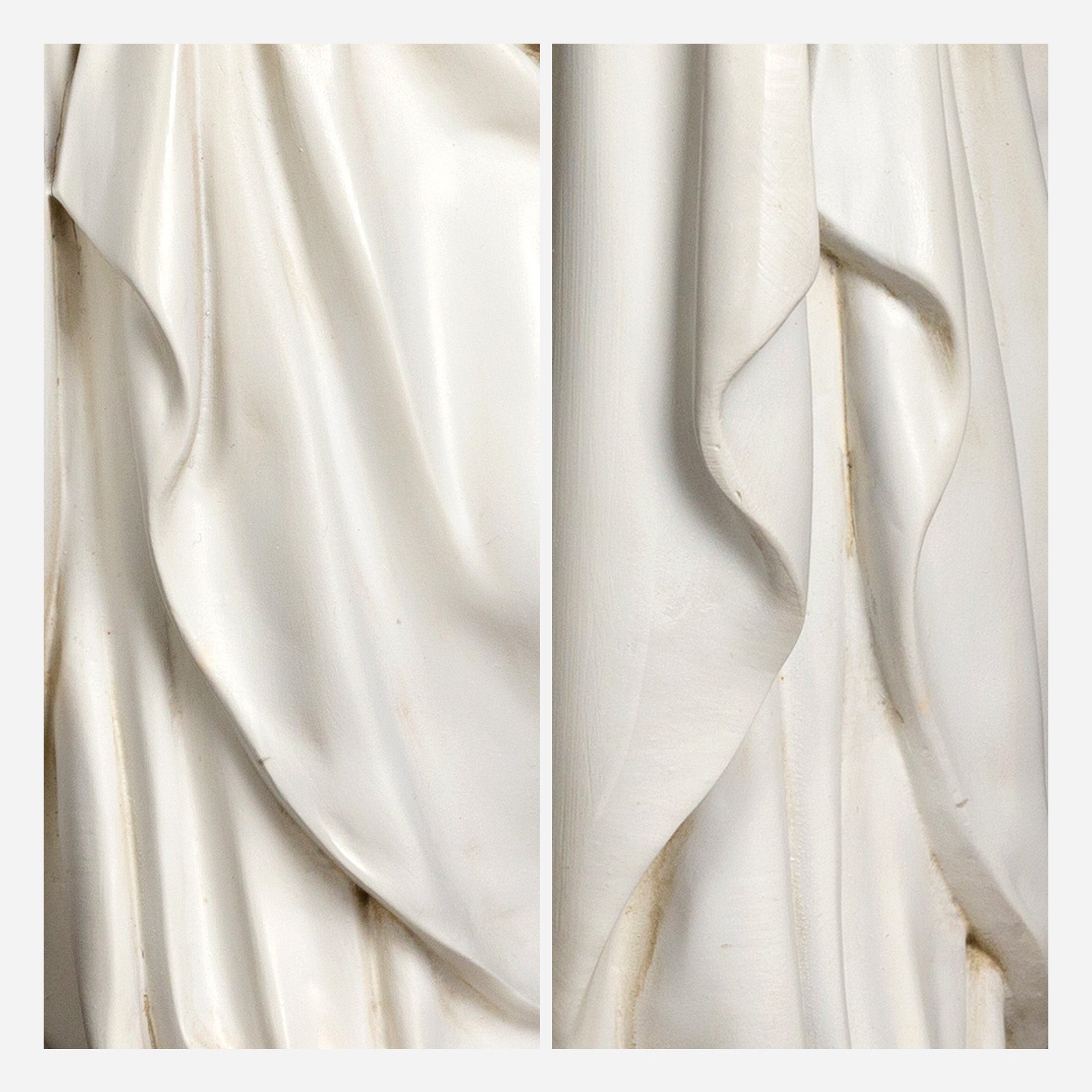 BC Catholic White & Gold St. Joseph with Child Jesus Statue-Inspirational decor