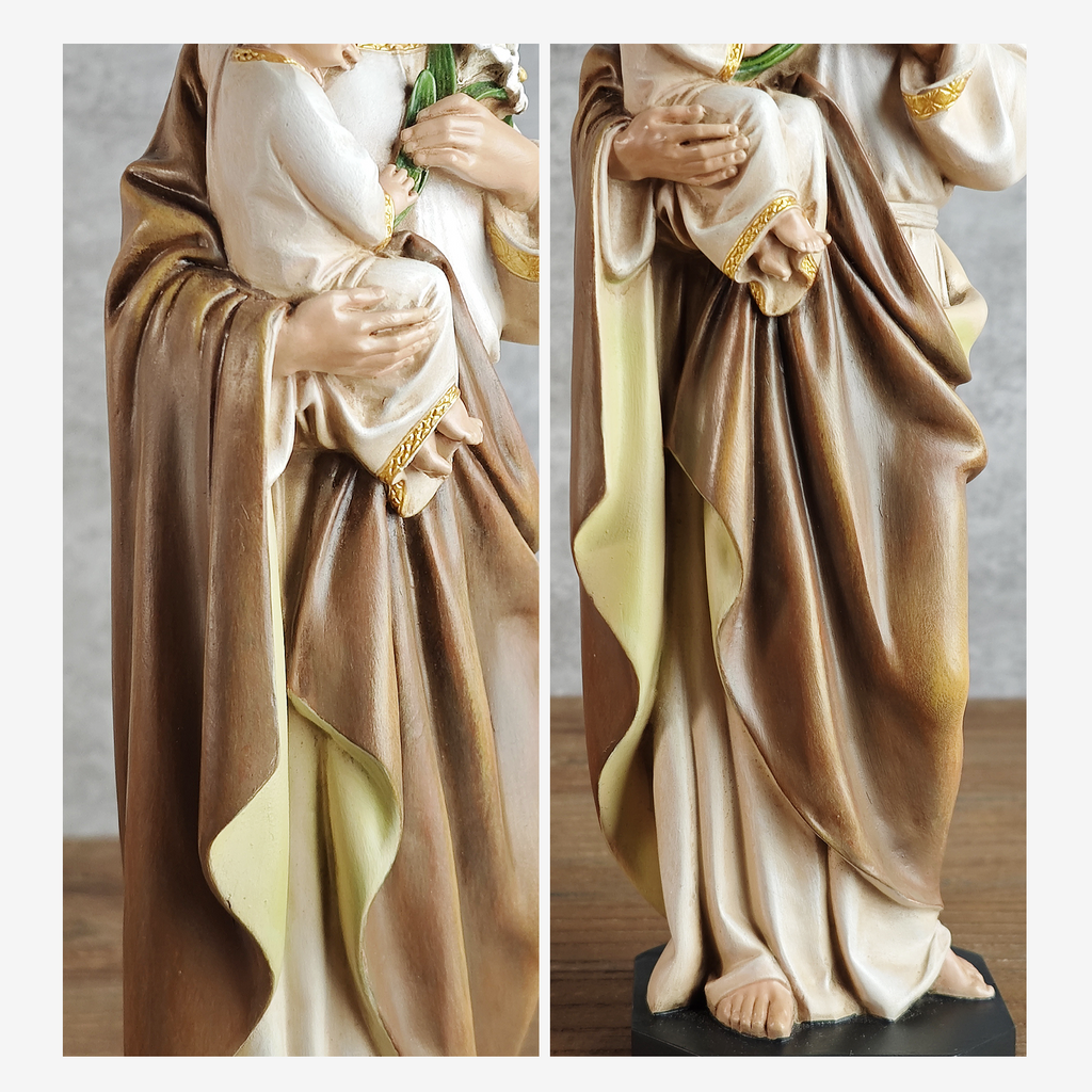 BC Catholic St. Joseph Statue with Child Jesus-Inspirational decor