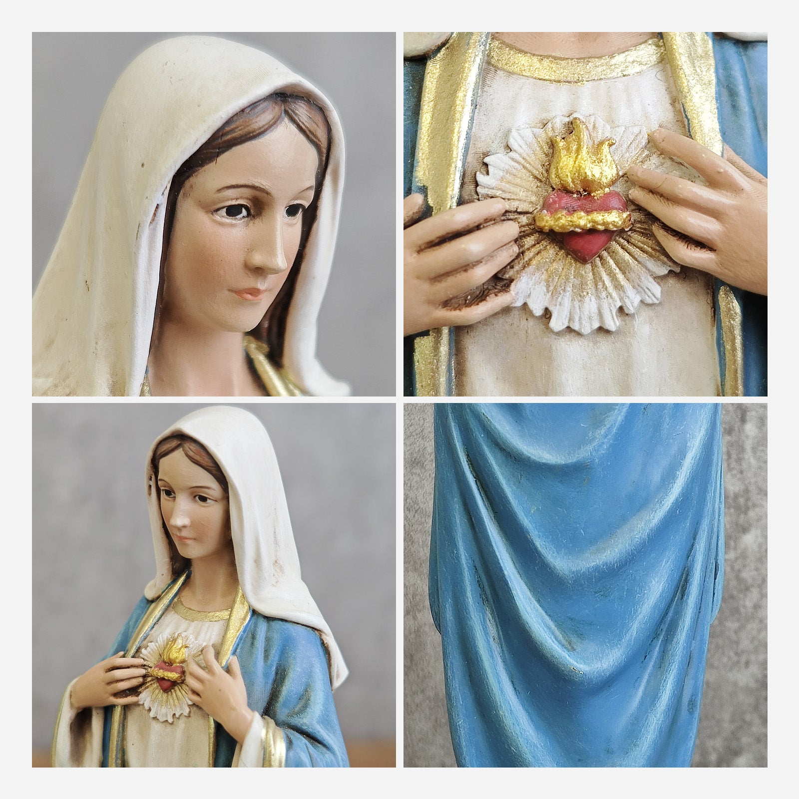 BC Catholic Immaculate Heart of Mary Statue-Renaissance