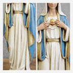 BC Catholic Immaculate Heart of Mary Statue-Renaissance