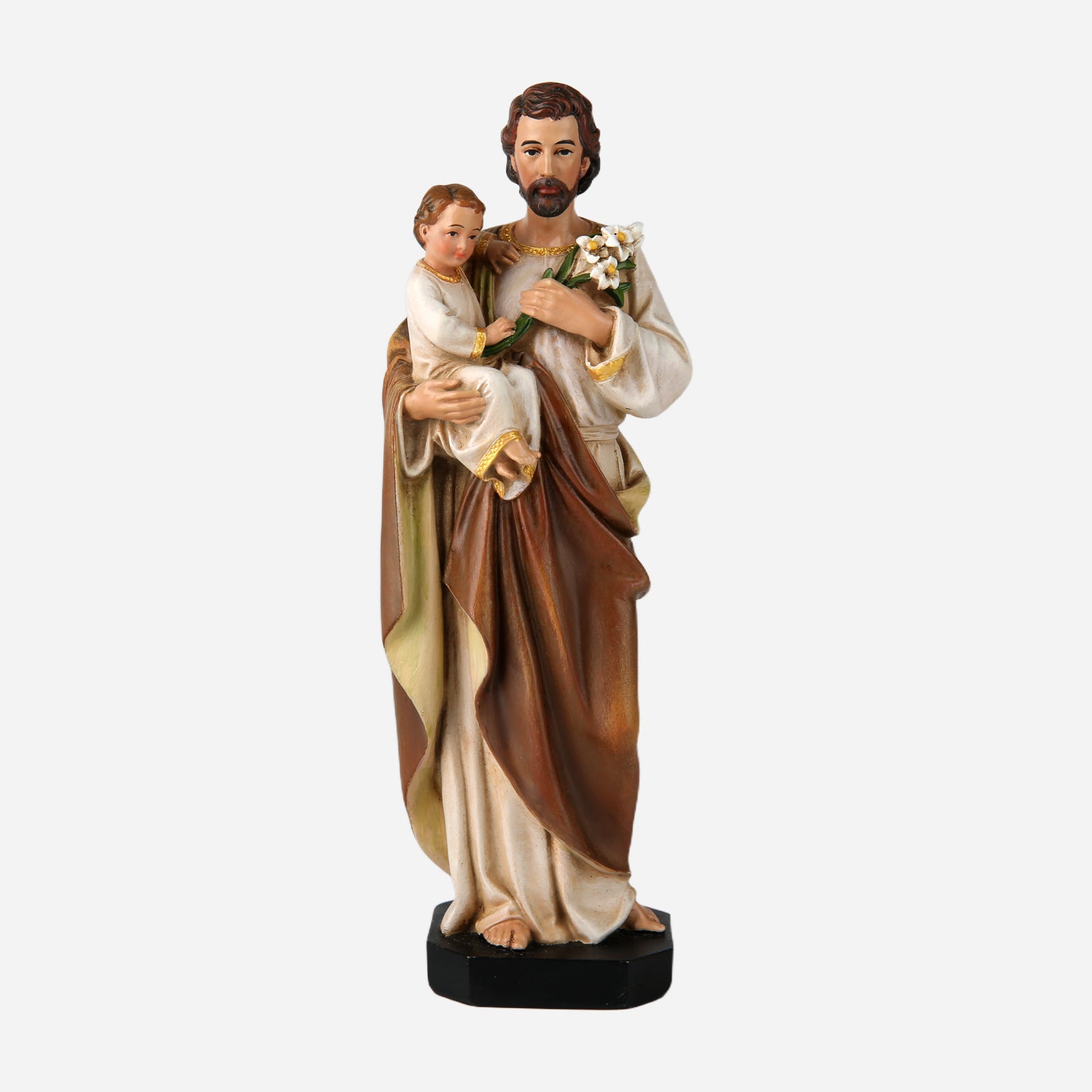 BC Catholic St. Joseph with Child Jesus Statue-Inspirational decor
