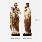 BC Catholic St. Joseph with Child Jesus Statue-Inspirational decor