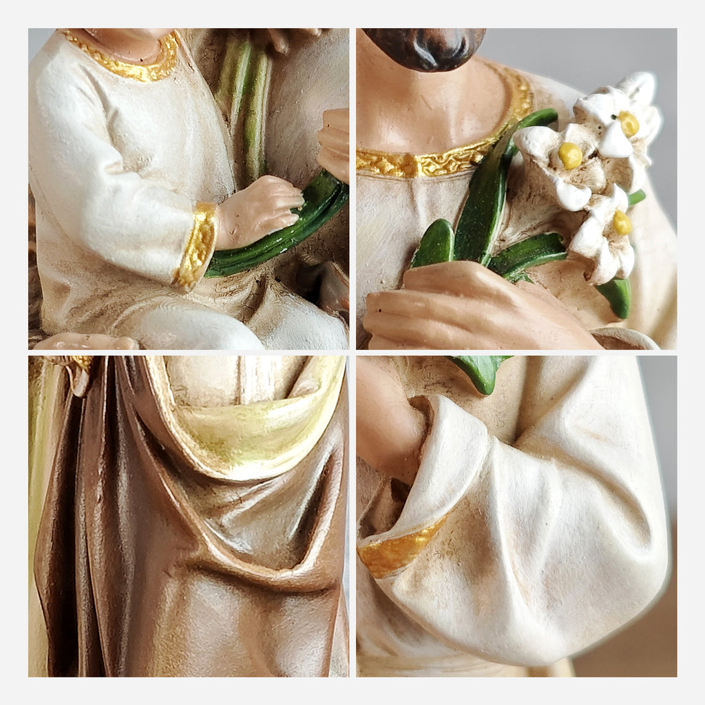 BC Catholic St. Joseph with Child Jesus Statue-Inspirational decor