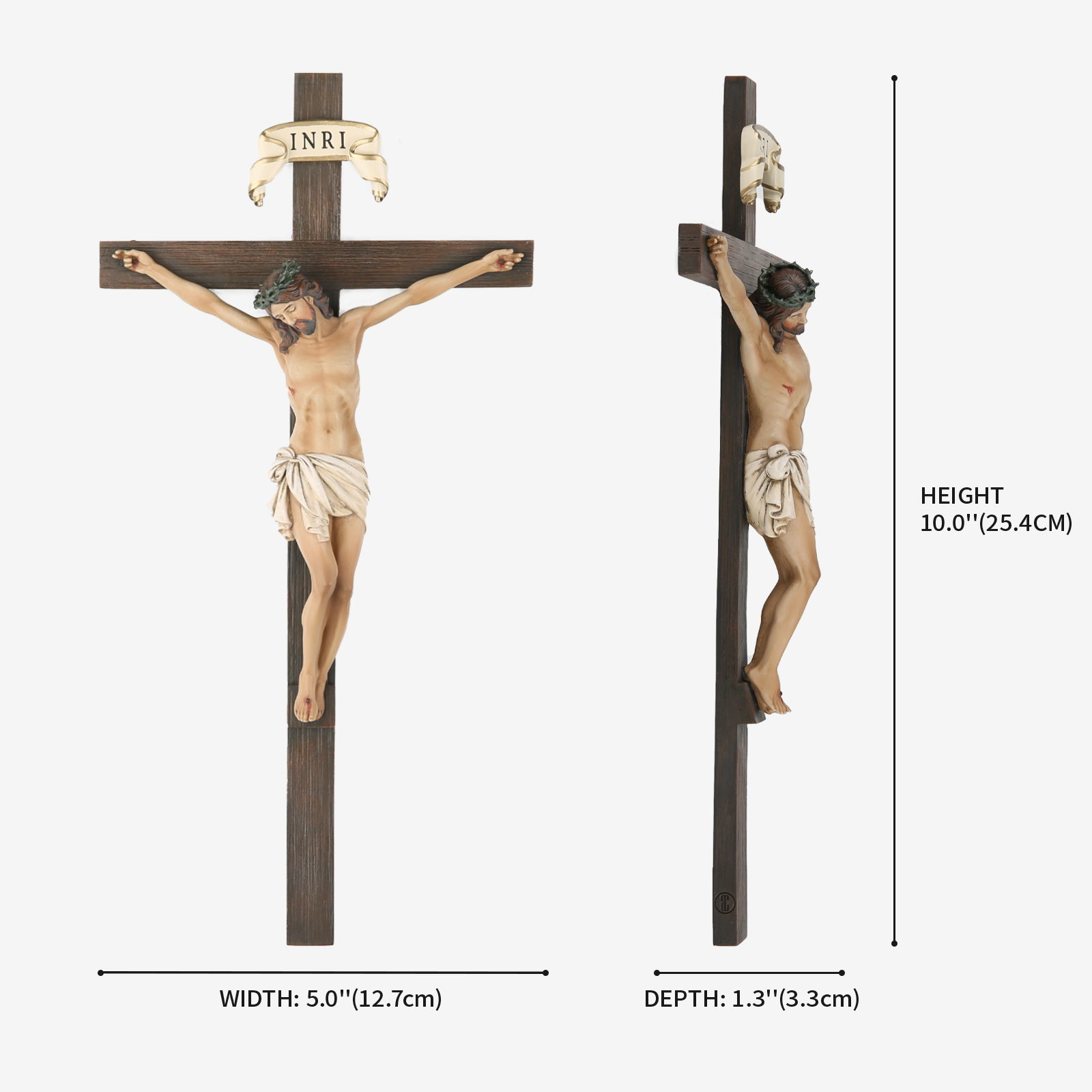 BC Catholic Wall Crucifix-Inspirational decor