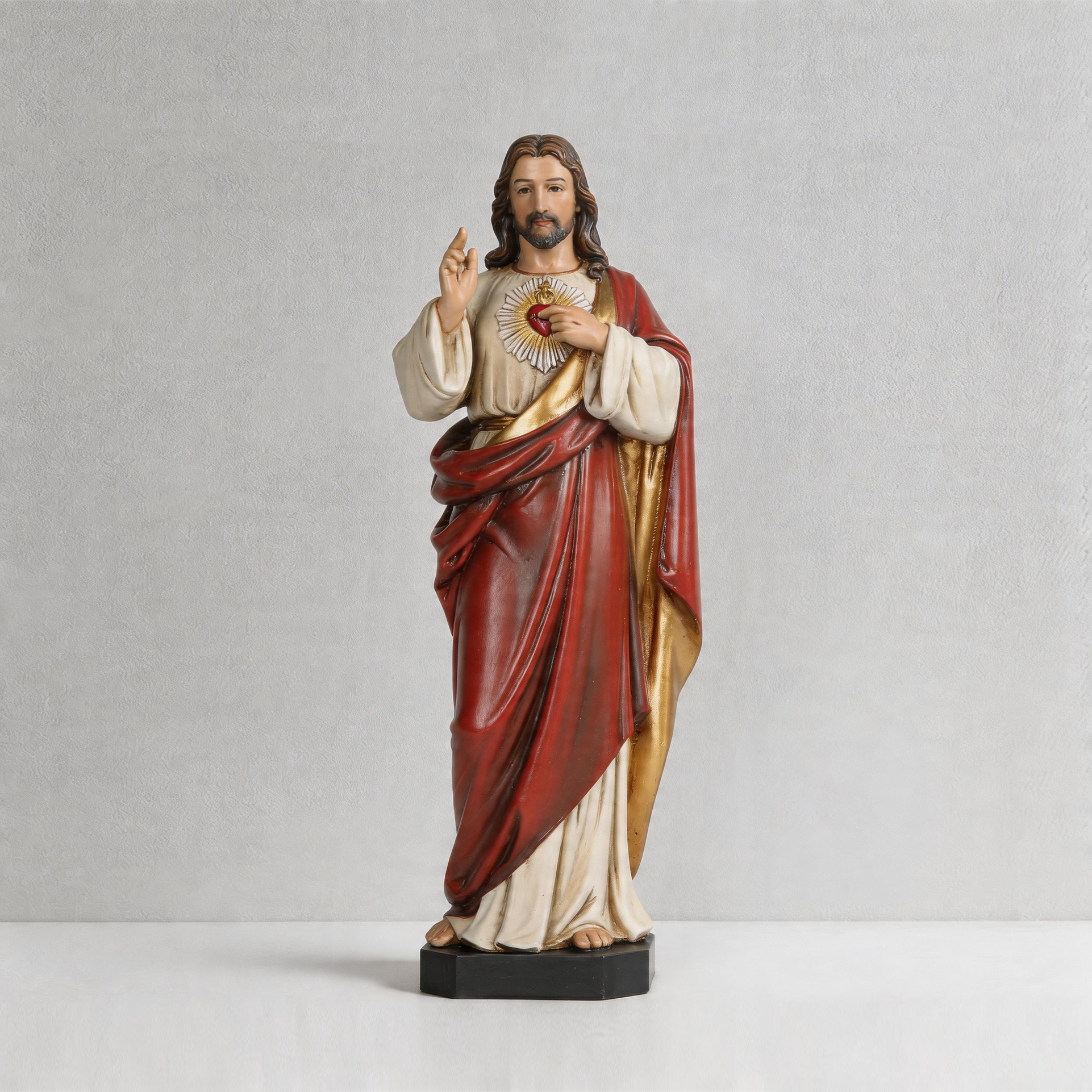 BC Catholic Sacred Heart of Jesus Statue-Renaissance