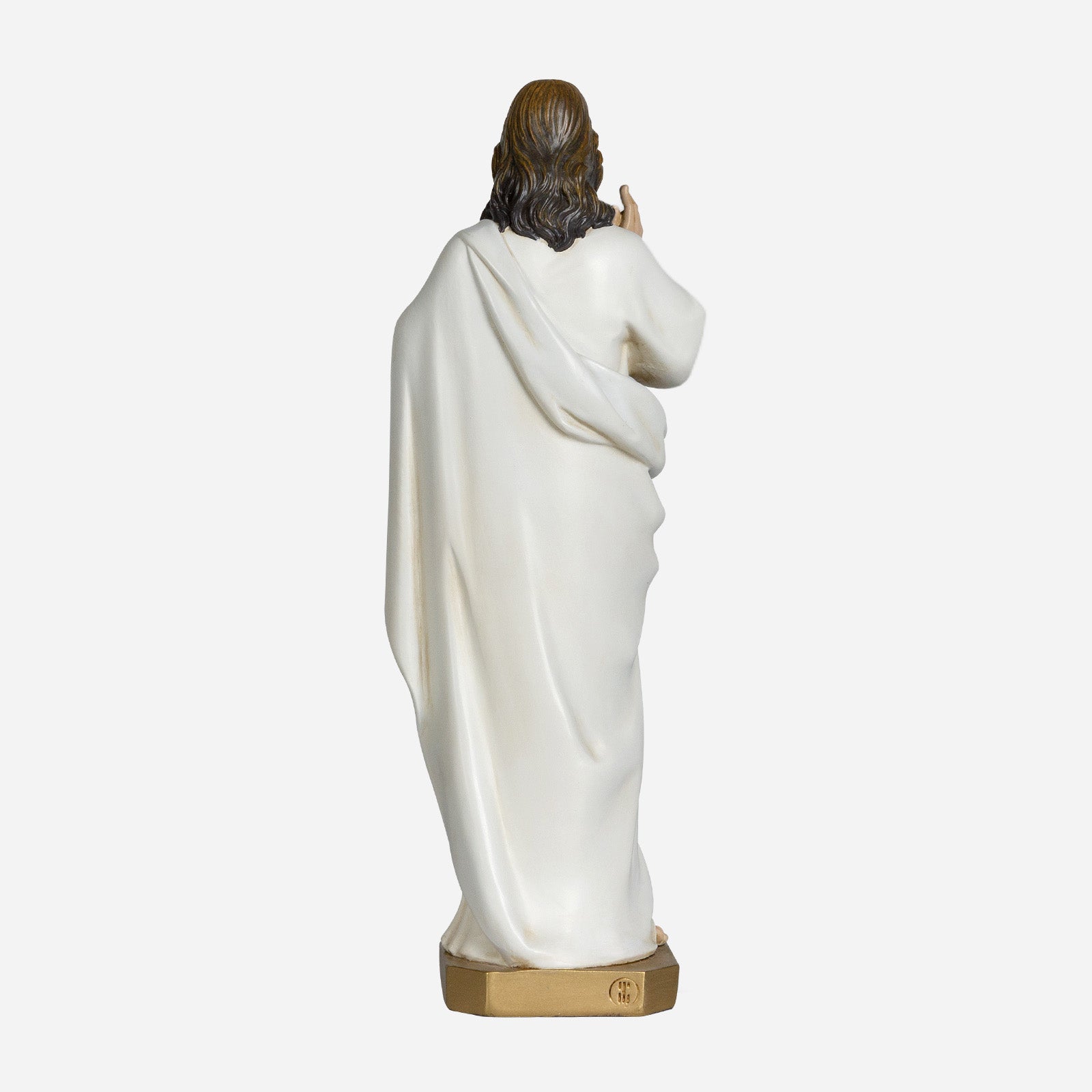 BC Catholic White & Gold Sacred Heart of Jesus Statue-Renaissance