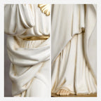 BC Catholic White & Gold Sacred Heart of Jesus Statue-Renaissance