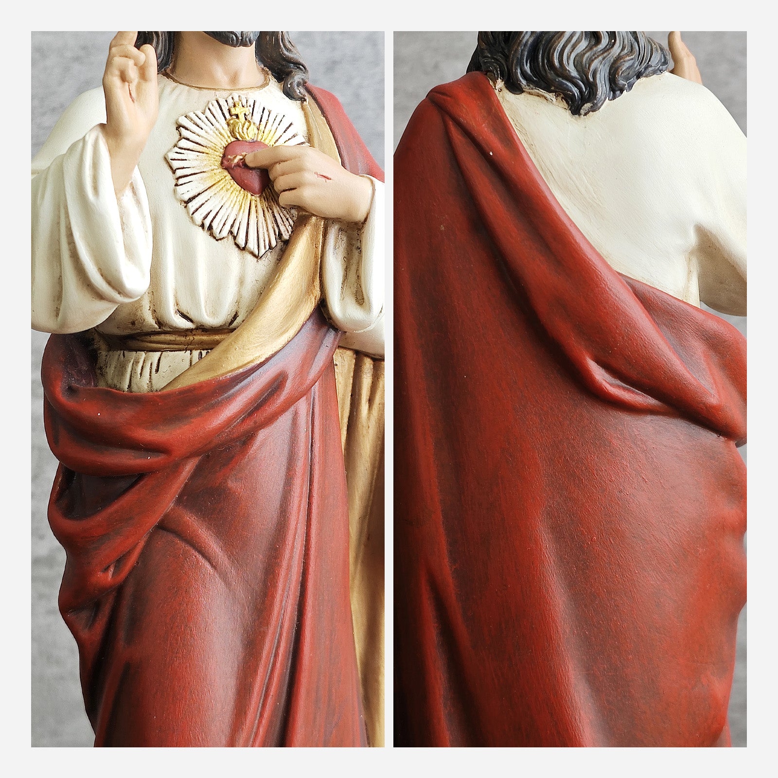 BC Catholic Sacred Heart of Jesus Statue-Renaissance
