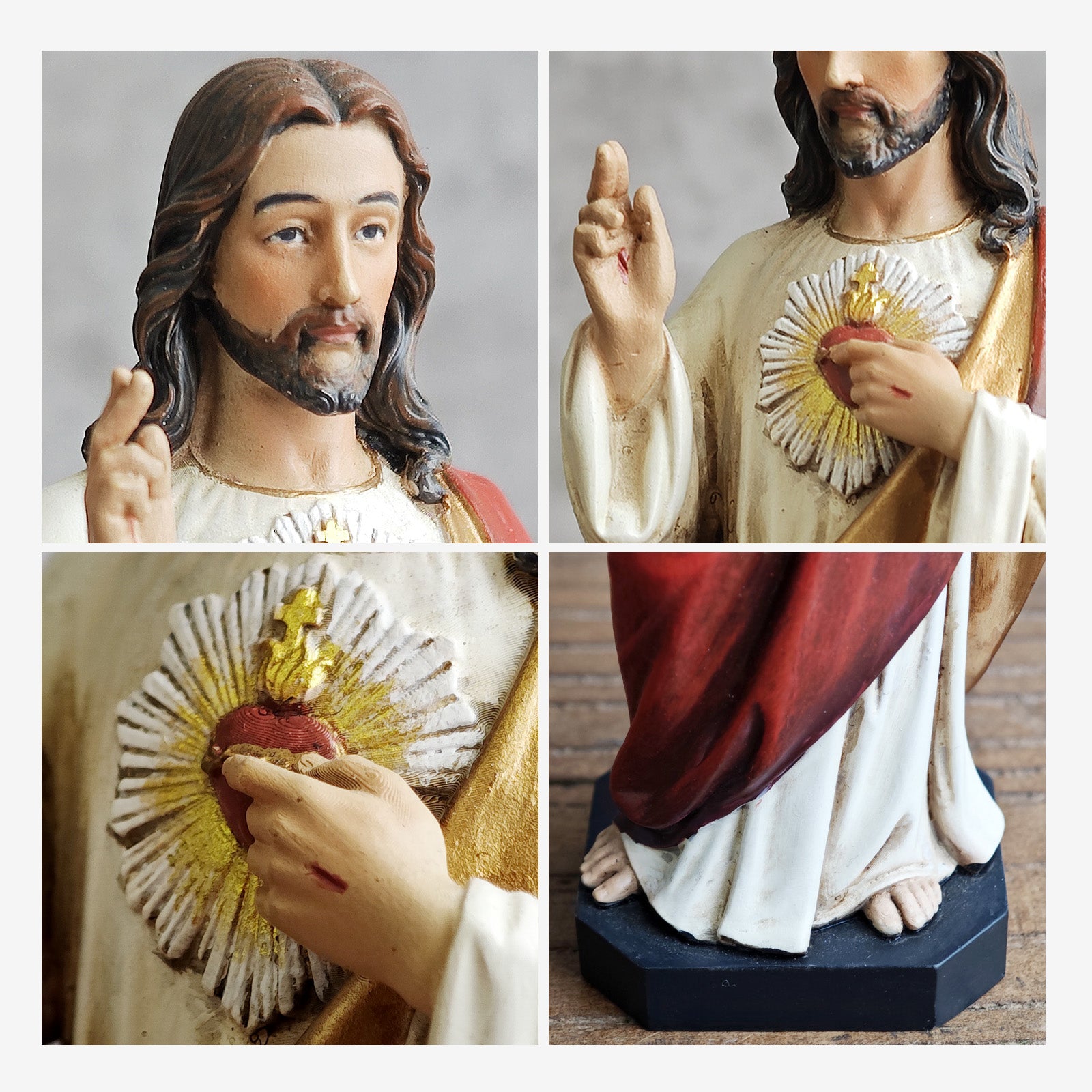 BC Catholic Sacred Heart of Jesus Statue-Renaissance