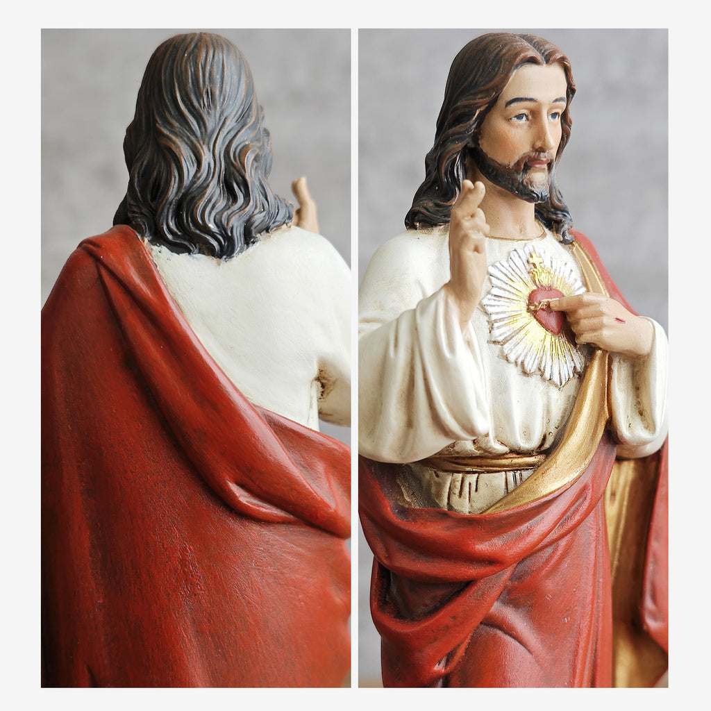 BC Catholic Sacred Heart of Jesus Statue-Renaissance
