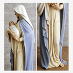 BC Catholic Madonna with Child Statue-Renaissance