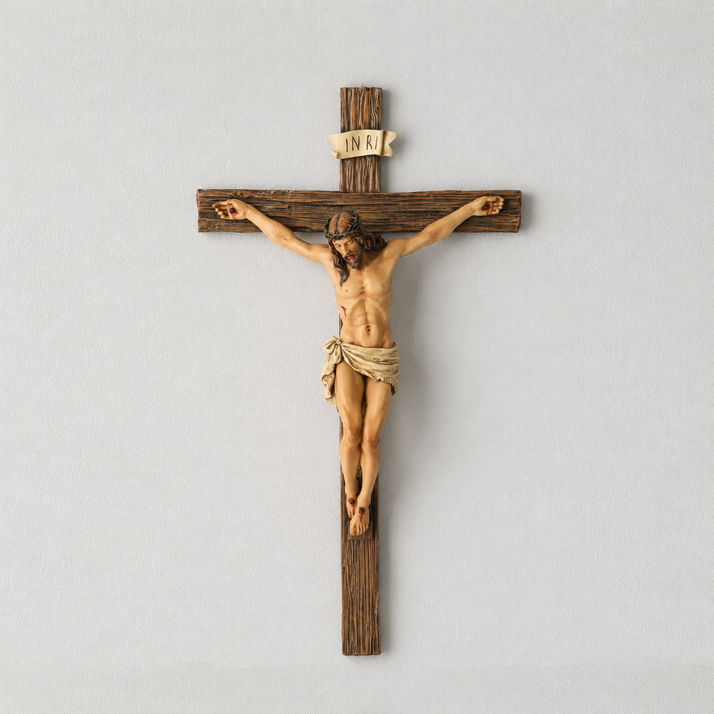 BC Catholic Wall Crucifix-Renaissance