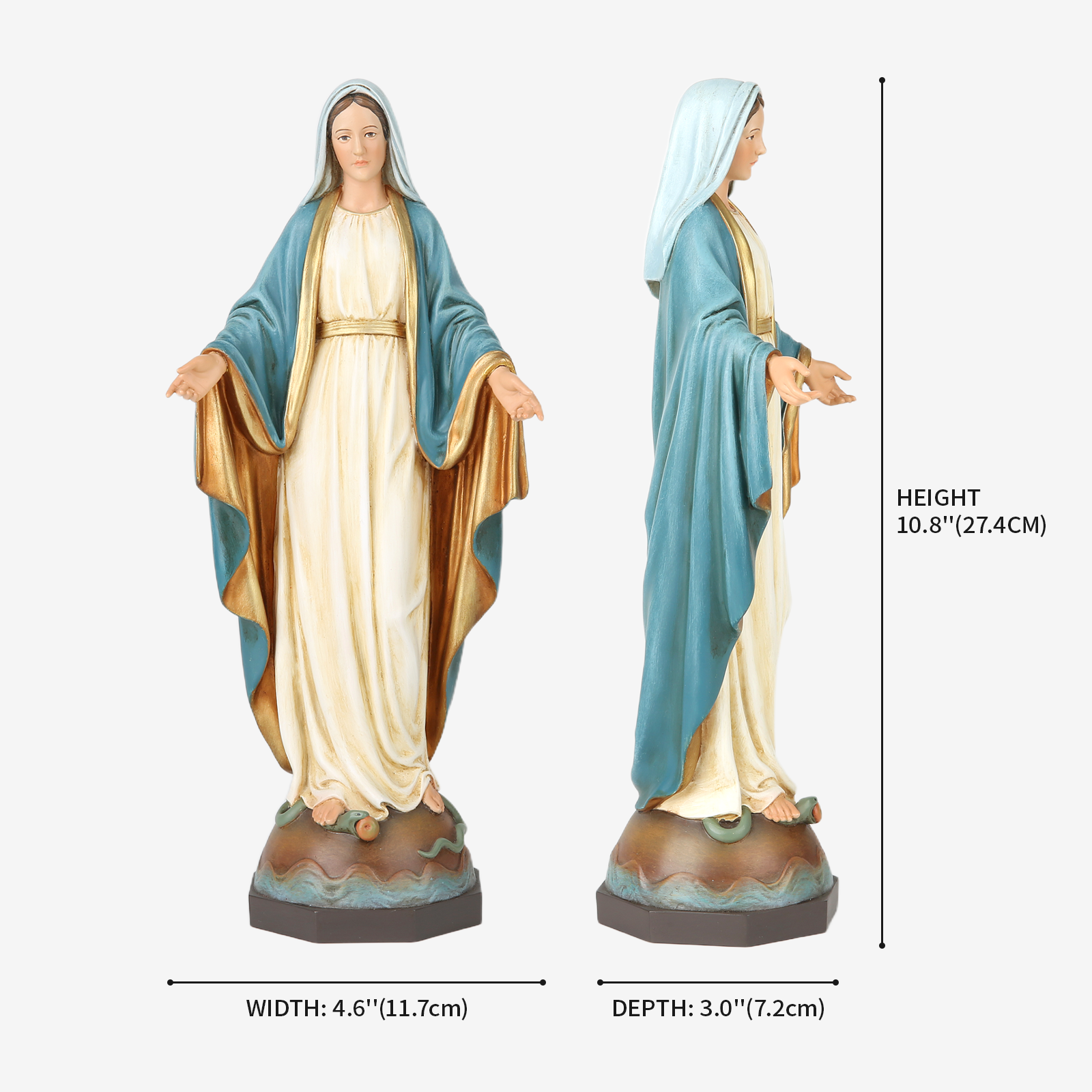 BC Catholic Our Lady of Grace Statue-Renaissance