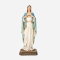 BC Catholic Immaculate Heart Mary Statue-with Case Base