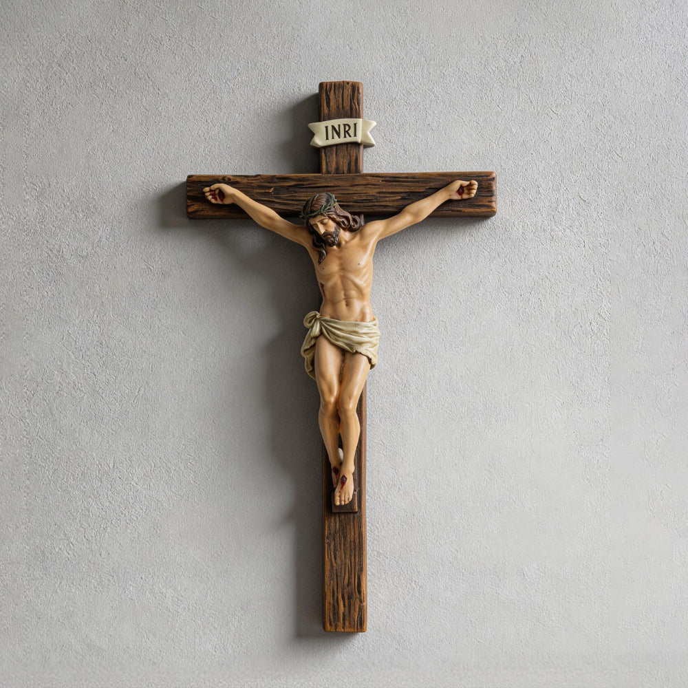 BC Catholic Wall Crucifix-Renaissance