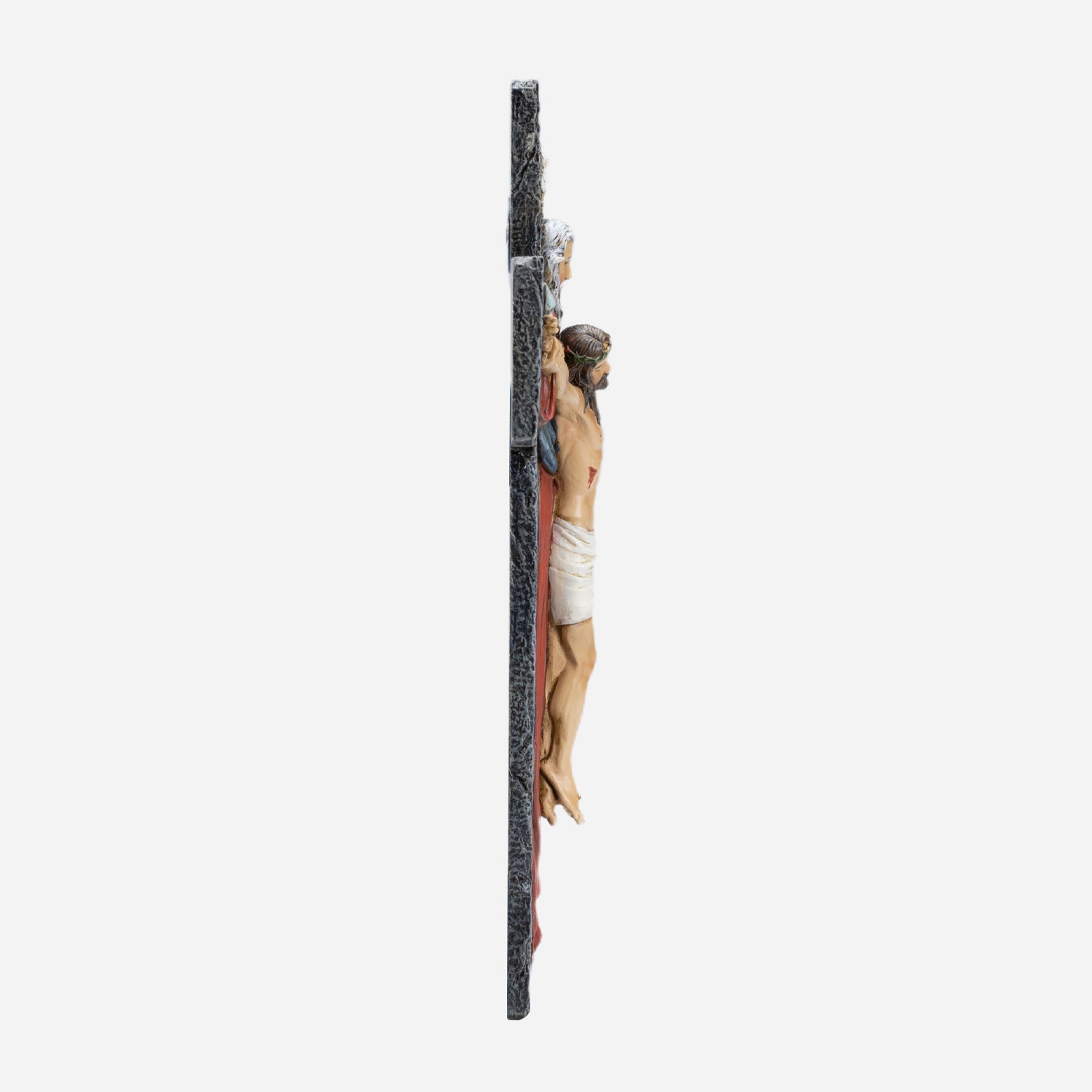 BC Catholic Holy Trinity  Wall Crucifix-Renaissance