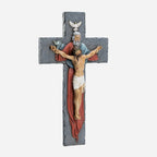 BC Catholic Holy Trinity  Wall Crucifix-Renaissance