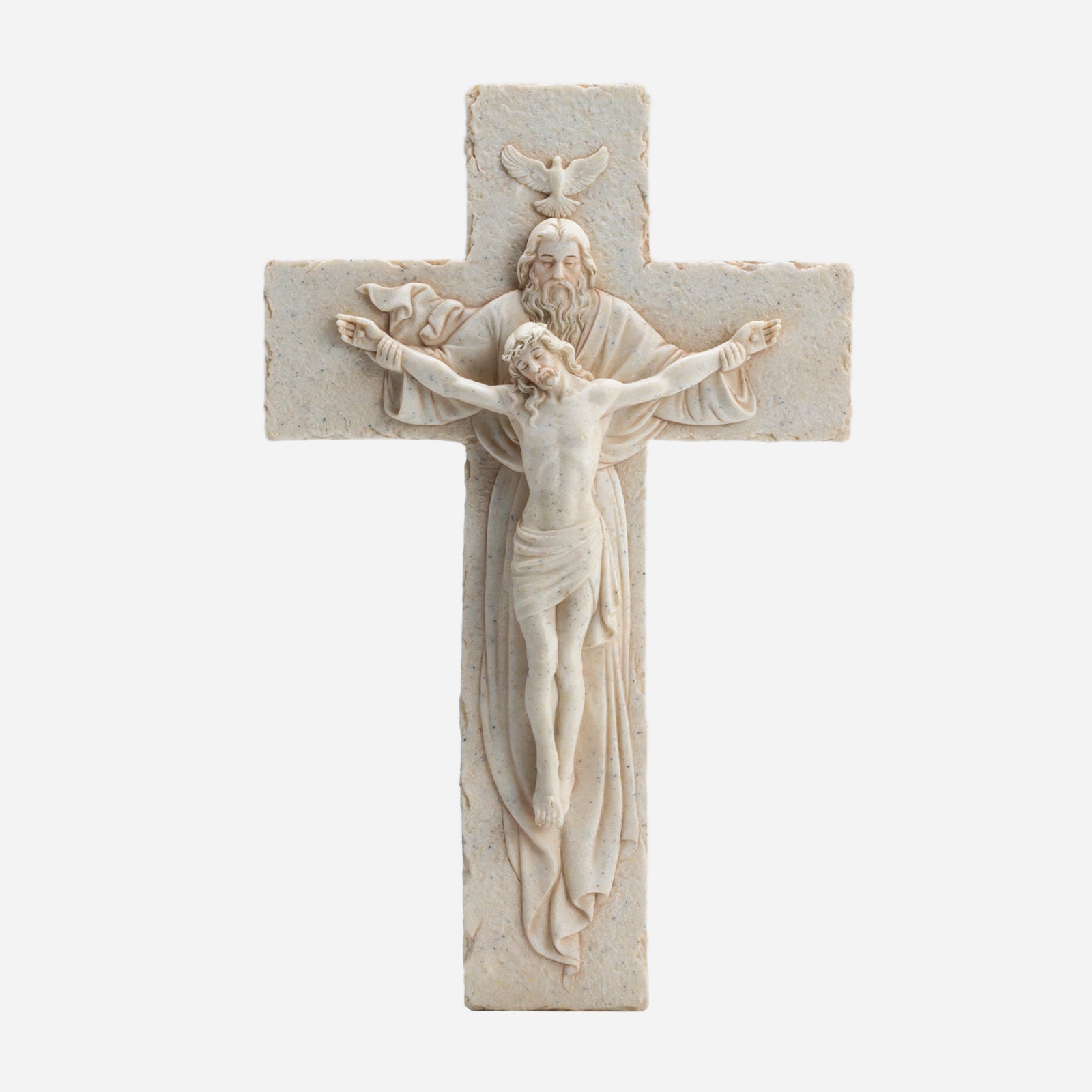 BC Catholic Holy Trinity  Wall Crucifix-Renaissance