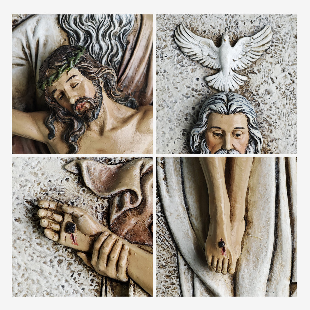 BC Catholic Holy Trinity  Wall Crucifix-Inspirational decor