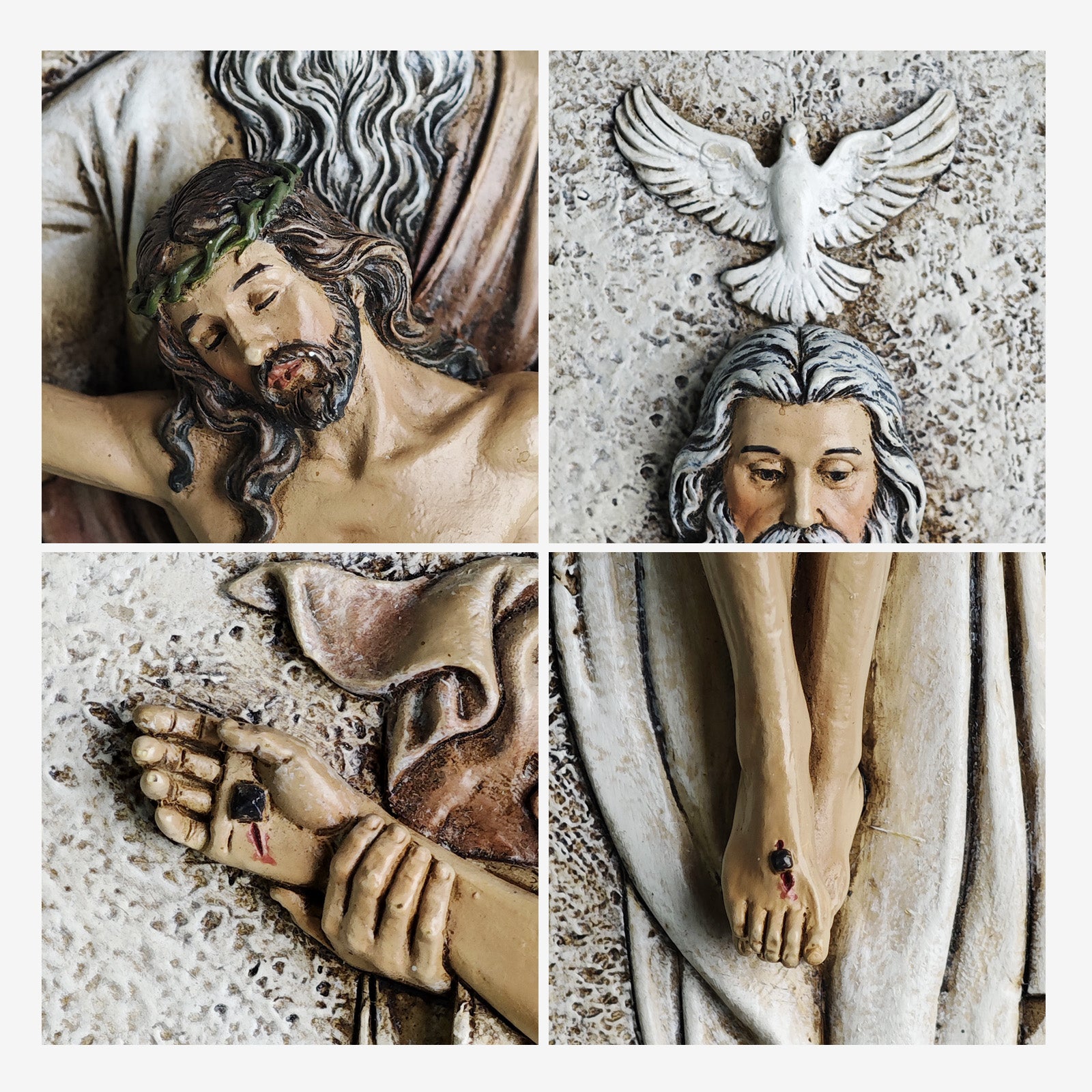 BC Catholic Holy Trinity  Wall Crucifix-Inspirational decor