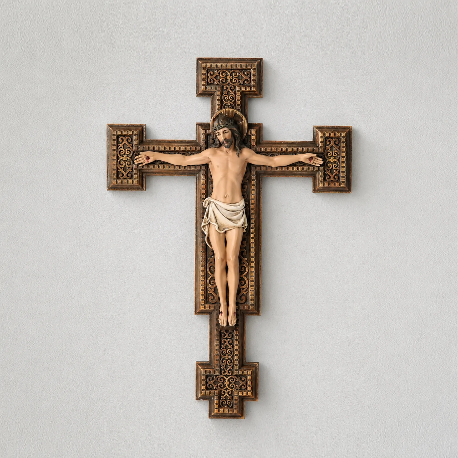 BC Catholic Crucifix Wall Cross-Inspirational decor