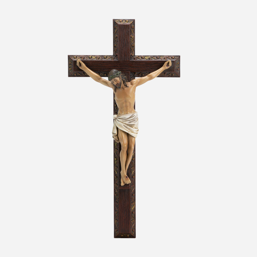 BC Catholic Crucifix Wall Cross-Renaissance