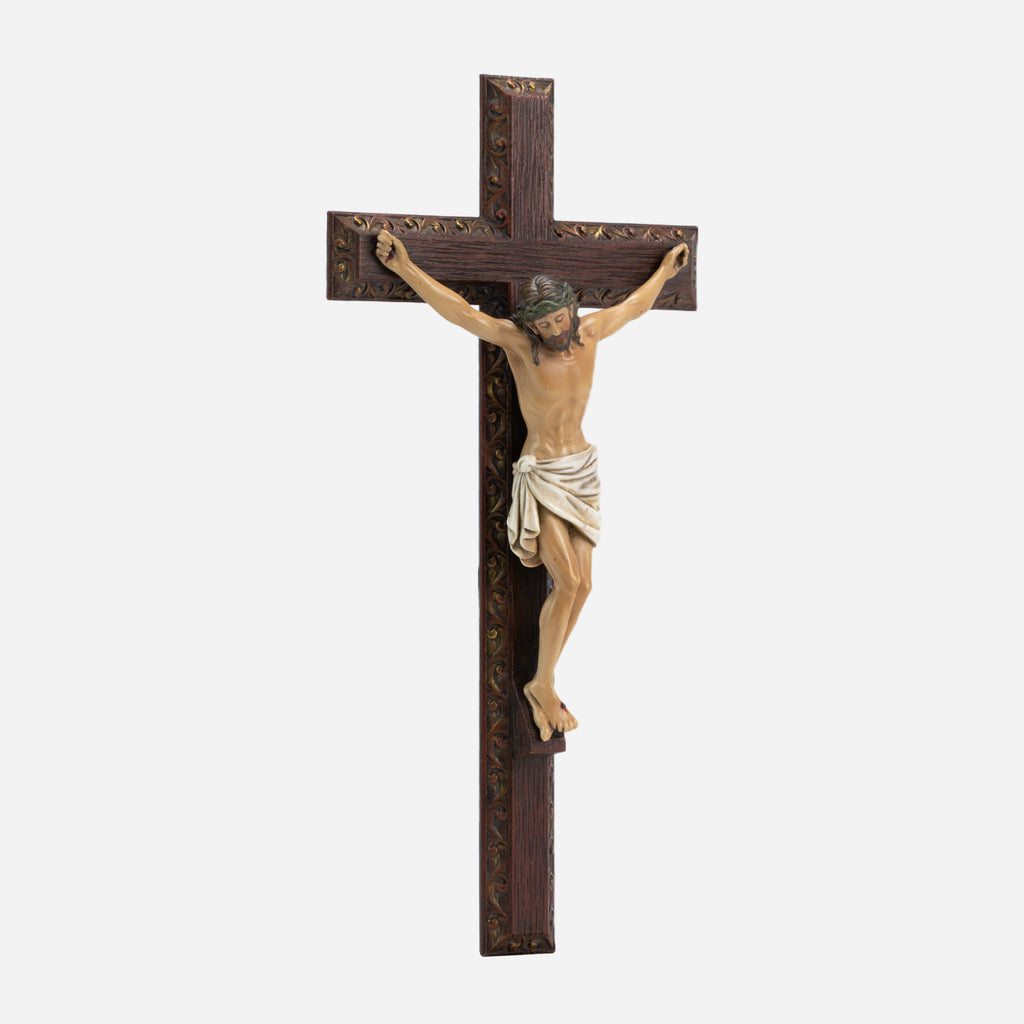 BC Catholic Crucifix Wall Cross-Renaissance