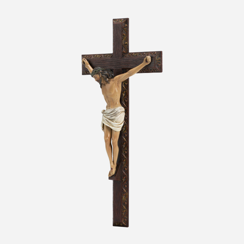 BC Catholic Crucifix Wall Cross-Renaissance