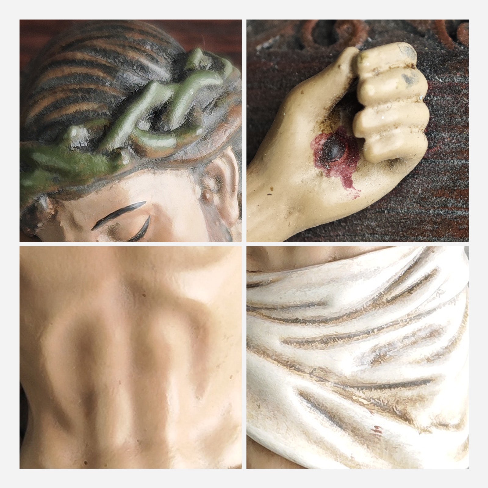 BC Catholic Crucifix Wall Cross-Renaissance