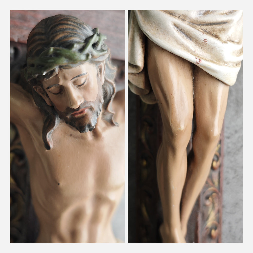 BC Catholic Crucifix Wall Cross-Renaissance