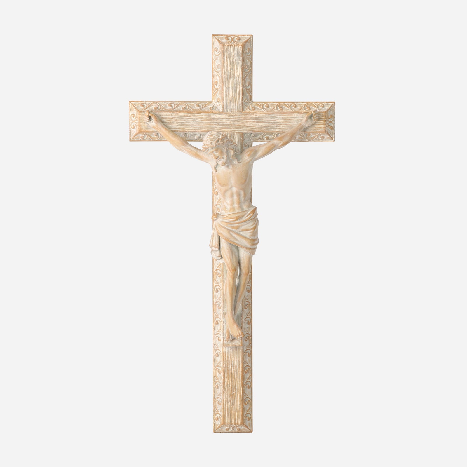 BC Catholic Crucifix Wall Cross-Renaissance