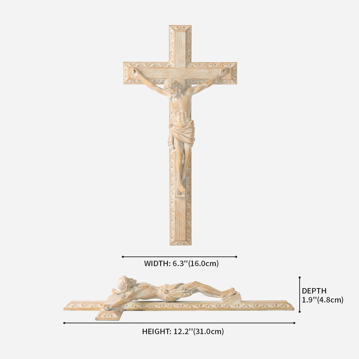 BC Katholisches Kruzifix Wandkreuz – Renaissance