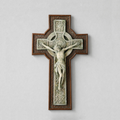 BC Catholic Celtic Crucifix Wall Cross-Stone Carve Style