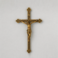 BC Catholic Crucifix Wall Cross-Baroque Style